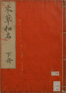 本草和名（918年） 
