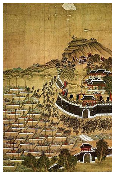 文禄の役・釜山城攻略「釜山鎮殉節図」