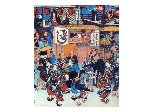 江戸の寿司屋台