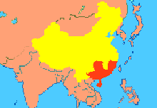 華南地域地図